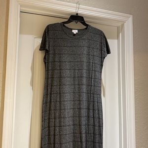 LulaRoe stretch cotton maxi dress size L